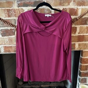 Calvin Klein Magenta Blouse
